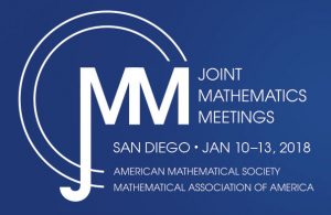 Logo for the 2018 JMM in San Diego
