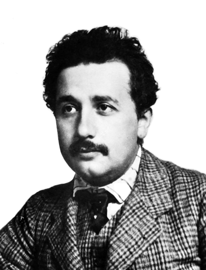 Portrait of Albert Einstein. 1904 or 1905