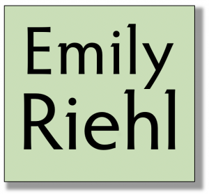 "Emily Riehl" name in a box