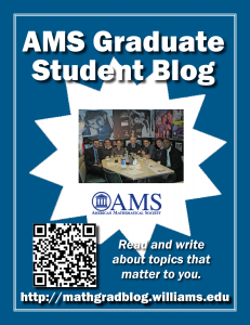 AMS Grad Blog Flyer