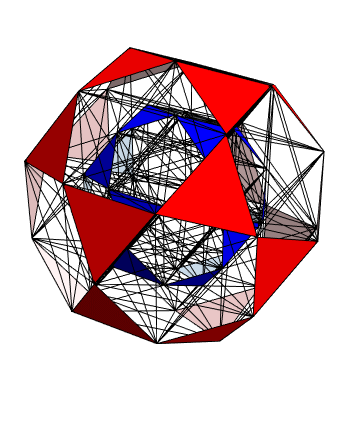 Icosidodecahedron from D6 Root Polytope - Greg Egan