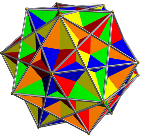 Compound of Five Cubes - Robert Webb